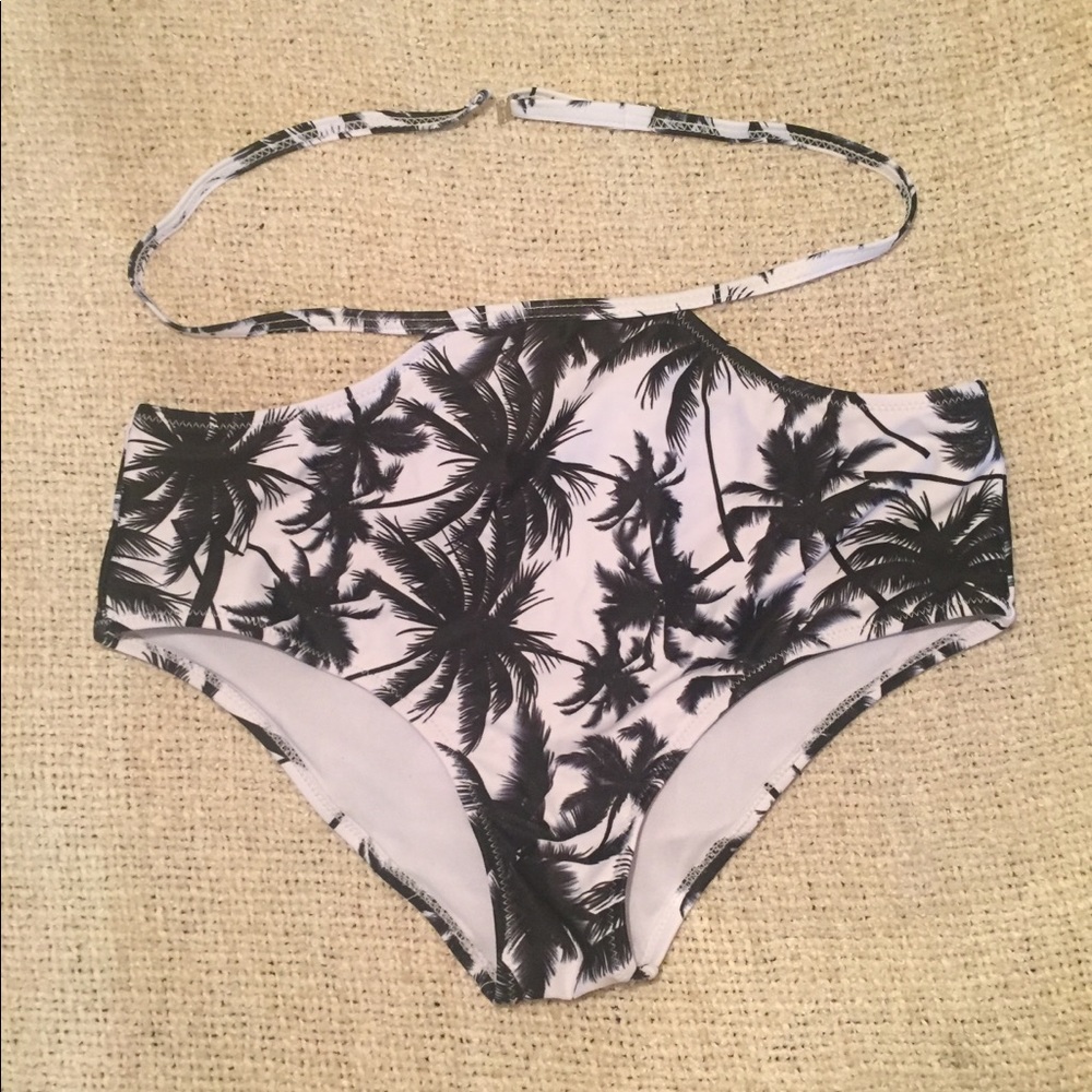 Mid waist swim suit bottoms